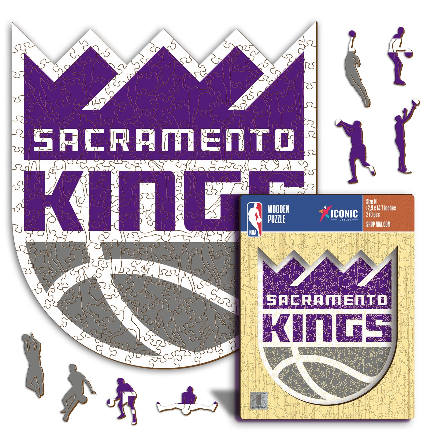 Sacramento Kings™ Logo - Holzpuzzle