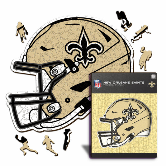 New Orleans Saints™ Helm - Holzpuzzle