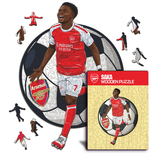 Bukayo Saka Holzpuzzle