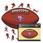 San Francisco 49ers™ Football - Holzpuzzle