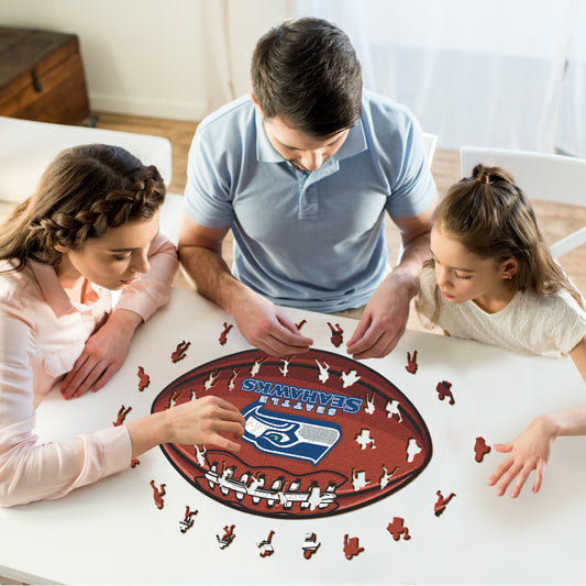 Seattle Seahawks™ Football - Holzpuzzle