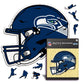 Seattle Seahawks™ Helm - Holzpuzzle