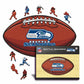 Seattle Seahawks™ Football - Holzpuzzle
