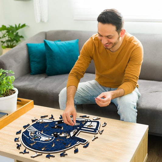 Seattle Seahawks™ Helm - Holzpuzzle