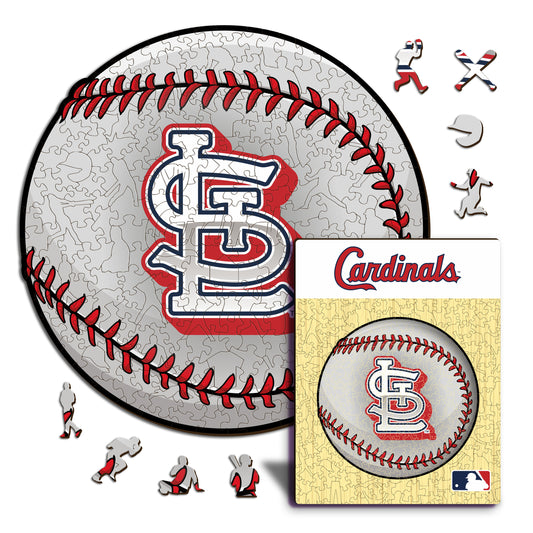 St. Louis Cardinals™ Baseball - Holzpuzzle