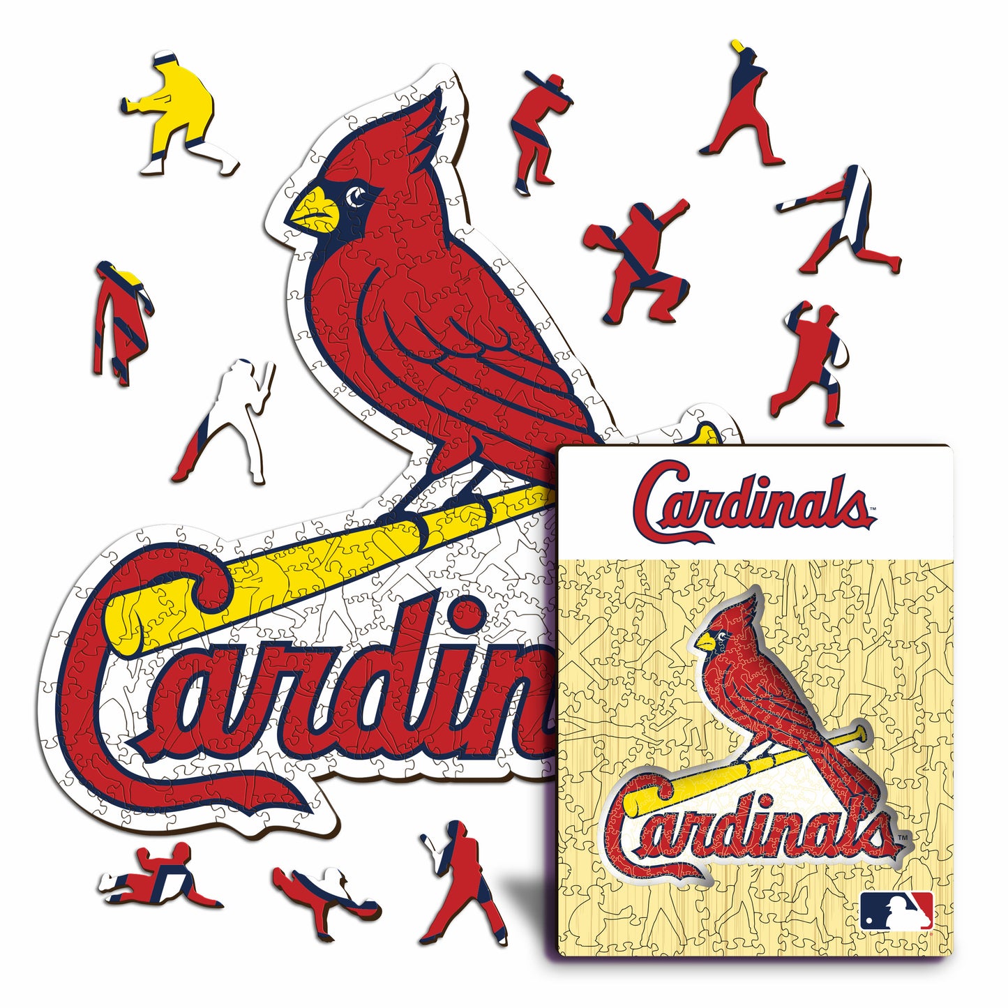 St. Louis Cardinals™ Logo - Holzpuzzle