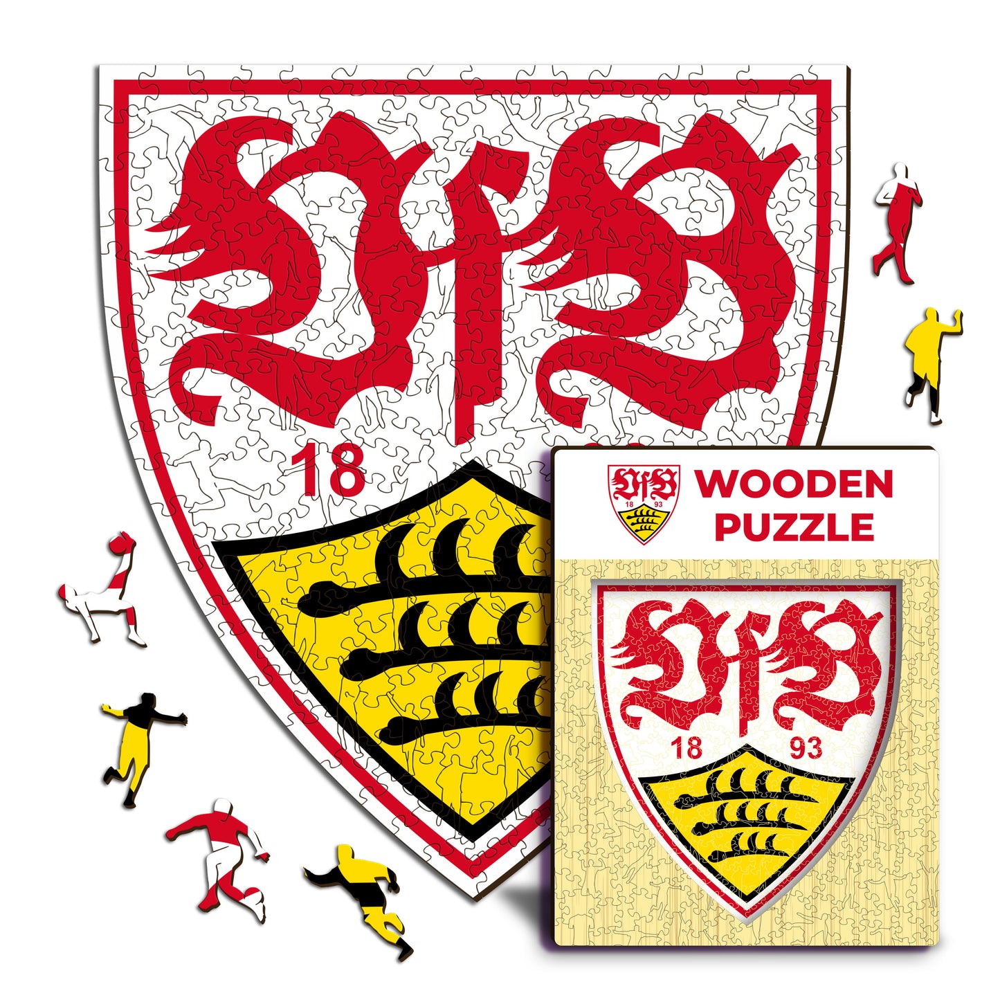 VfB Stuttgart® Logo - Holzpuzzle