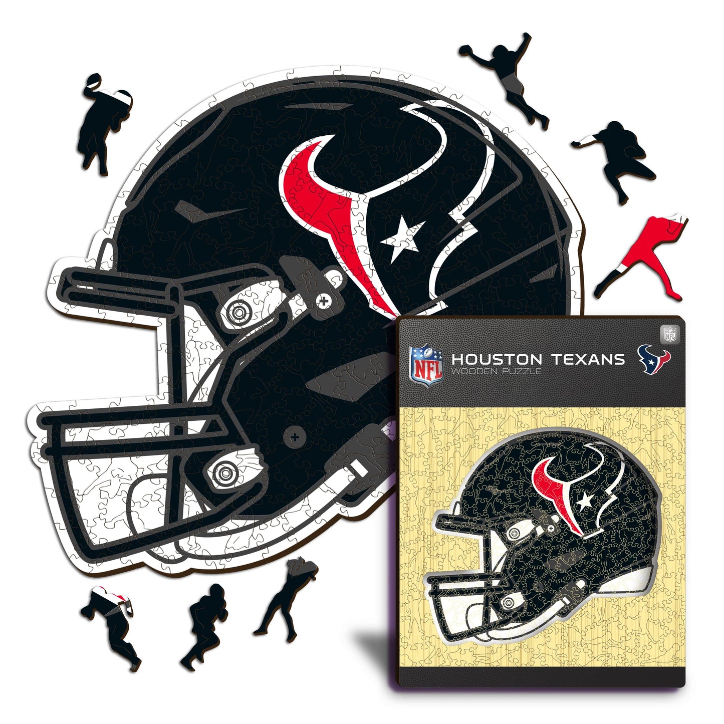 Houston Texans™ Helm - Holzpuzzle
