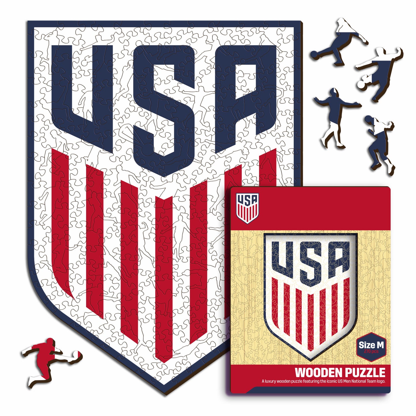 USMNT® Logo - Holzpuzzle