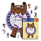 Utah Jazz™ Maskottchen - Holzpuzzle