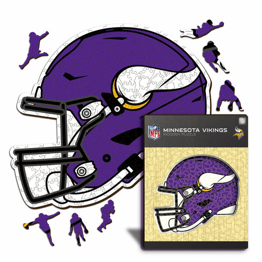 Minnesota Vikings™ Helmet - Holzpuzzle
