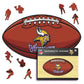 Minnesota Vikings™ Football - Holzpuzzle