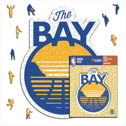 Golden State Warriors™ Logo - Holzpuzzle