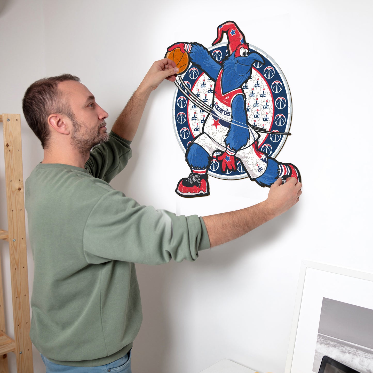 Washington Wizards™ Maskottchen - Holzpuzzle