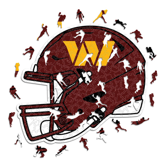 Washington Commanders™ Helm - Holzpuzzle