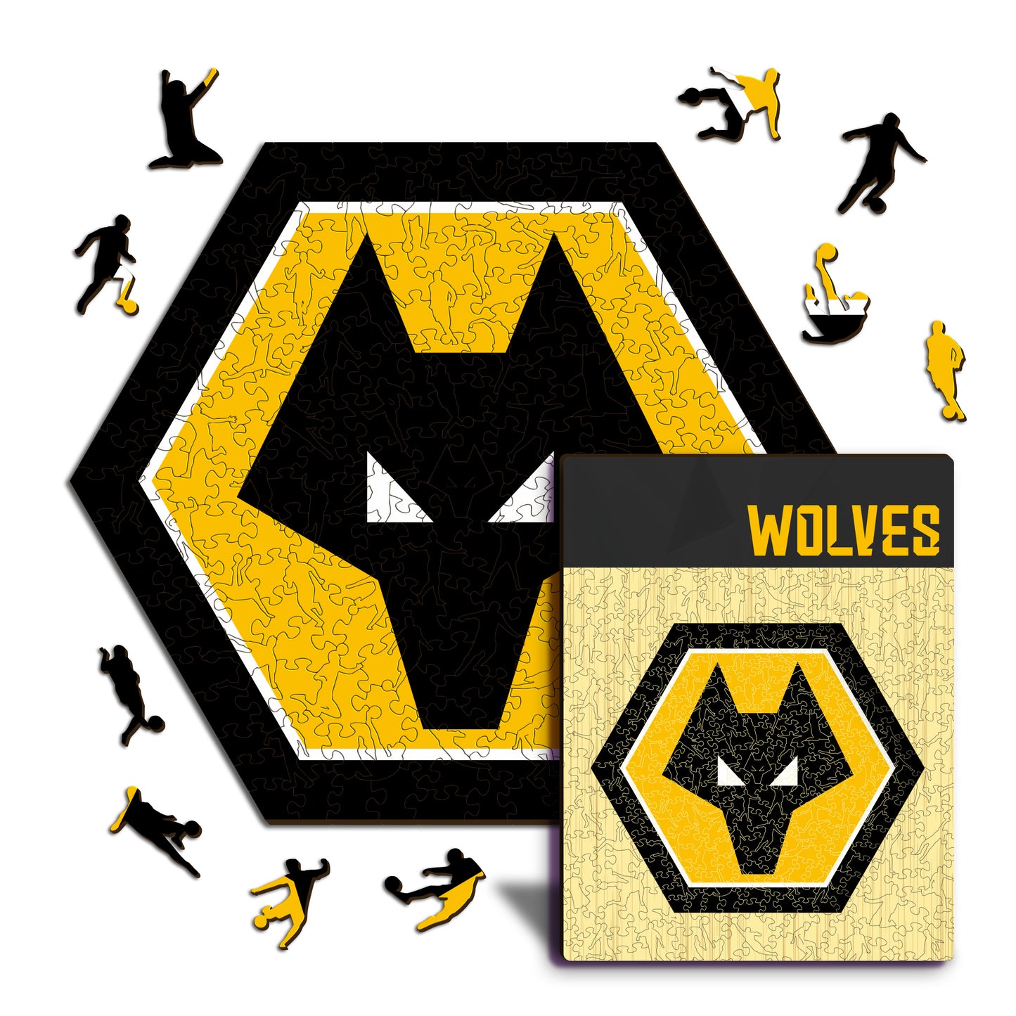 Wolves FC® Logo - Holzpuzzle