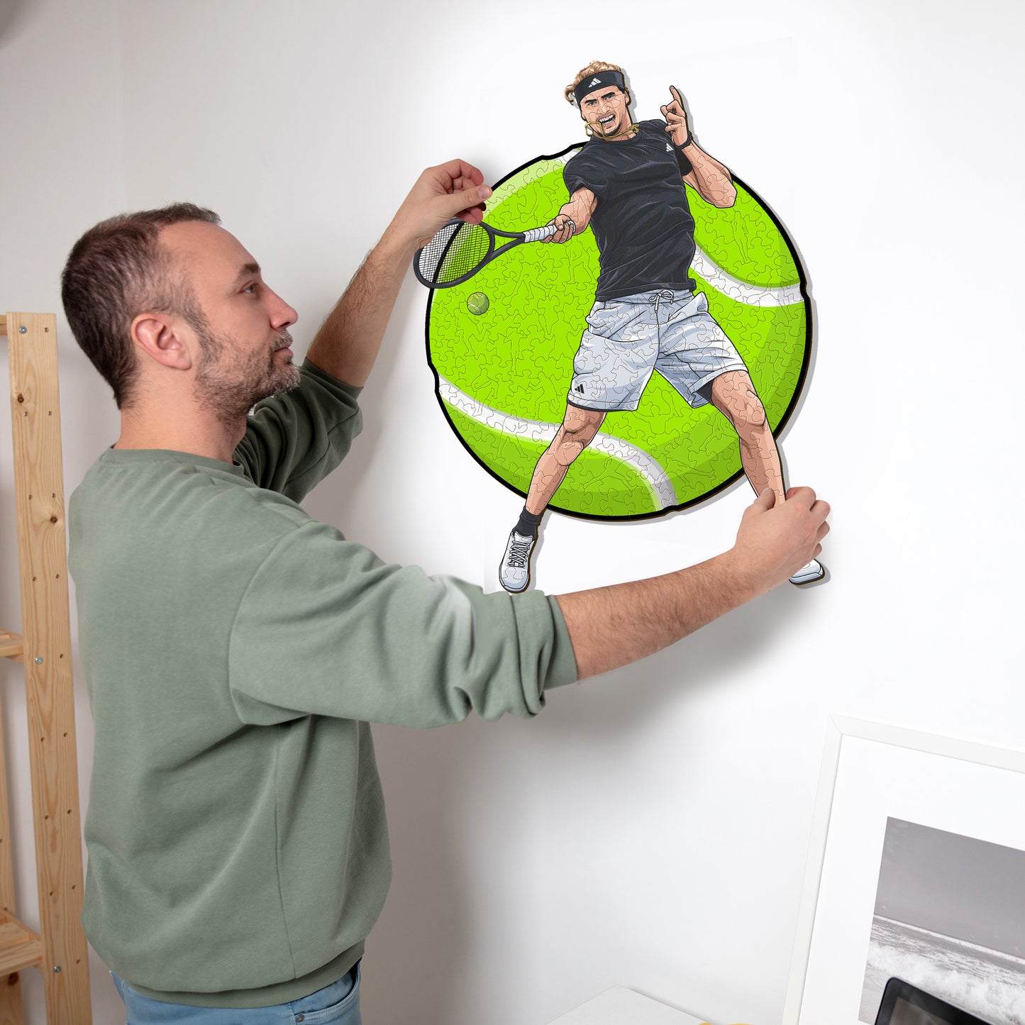 Alexander Zverev - Holzpuzzle