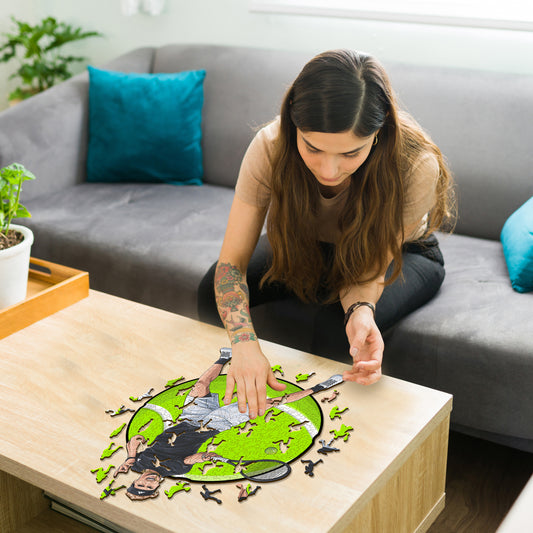 Alexander Zverev - Holzpuzzle