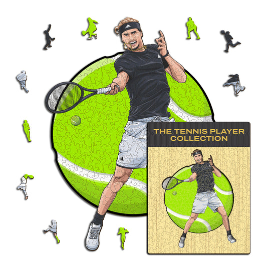 Alexander Zverev - Holzpuzzle