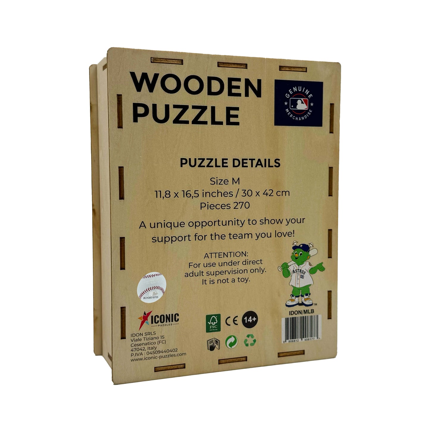 Houston Astros™ Mascot - Holzpuzzle