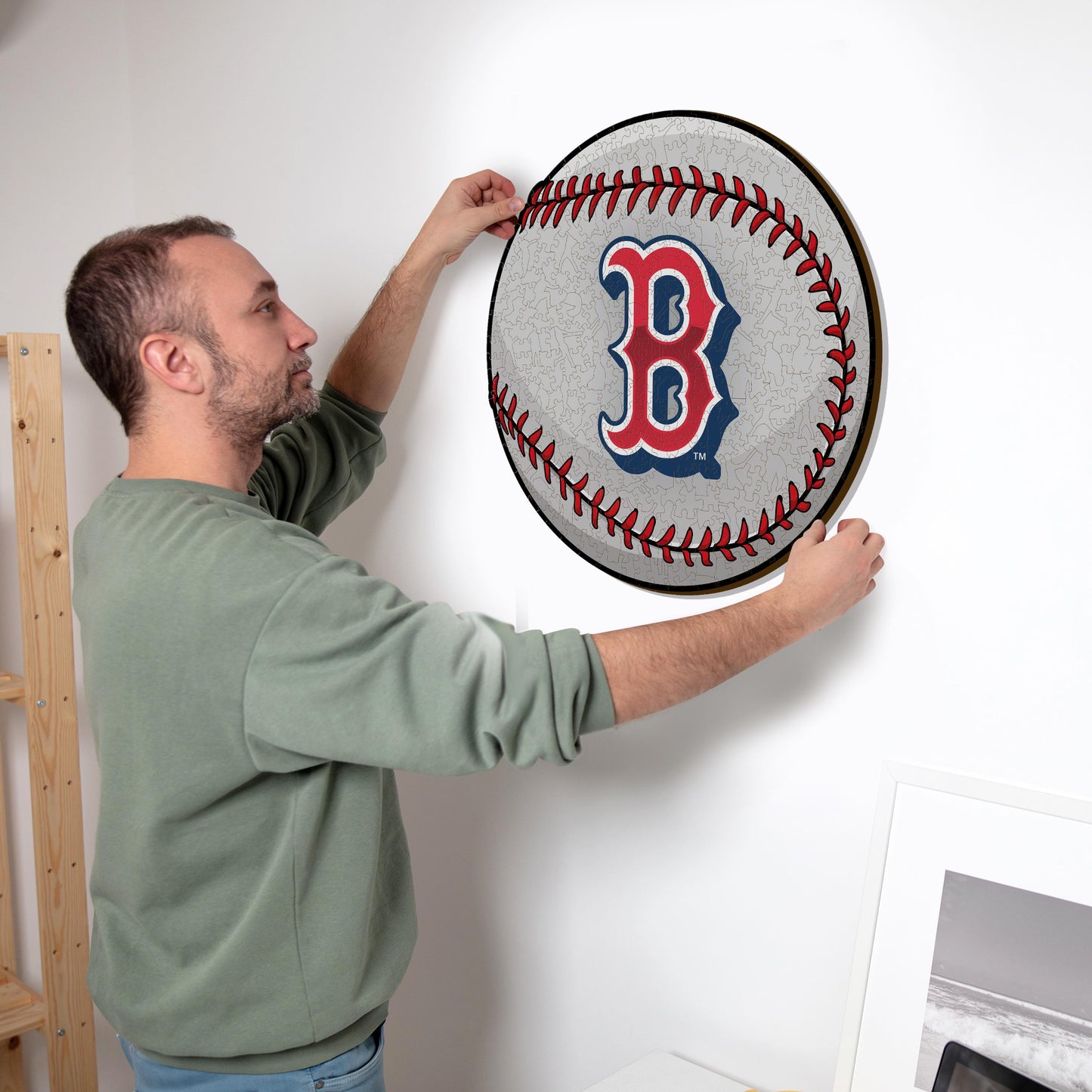 Boston Red Sox™ Baseball - Holzpuzzle