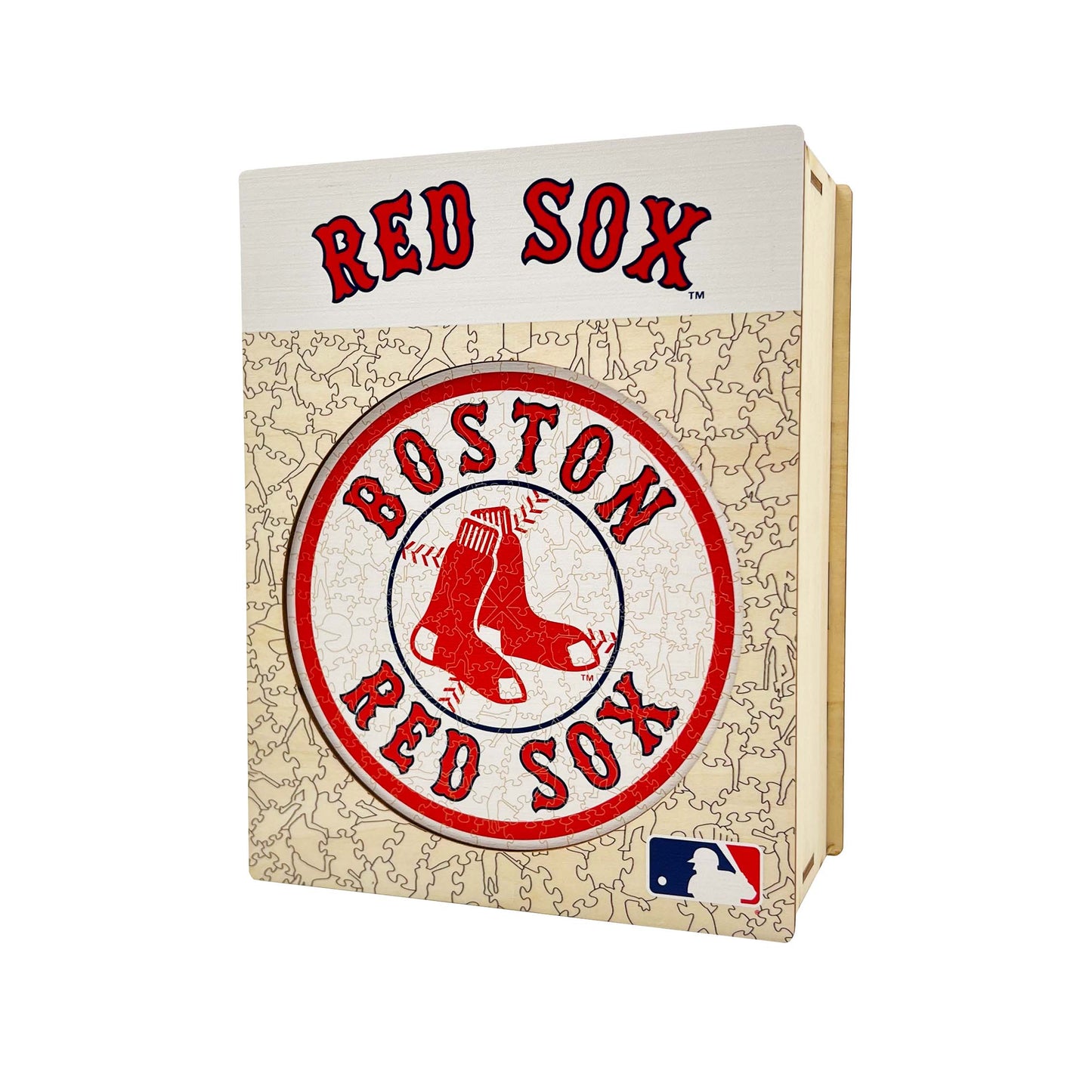 Boston Red Sox™ Logo - Holzpuzzle