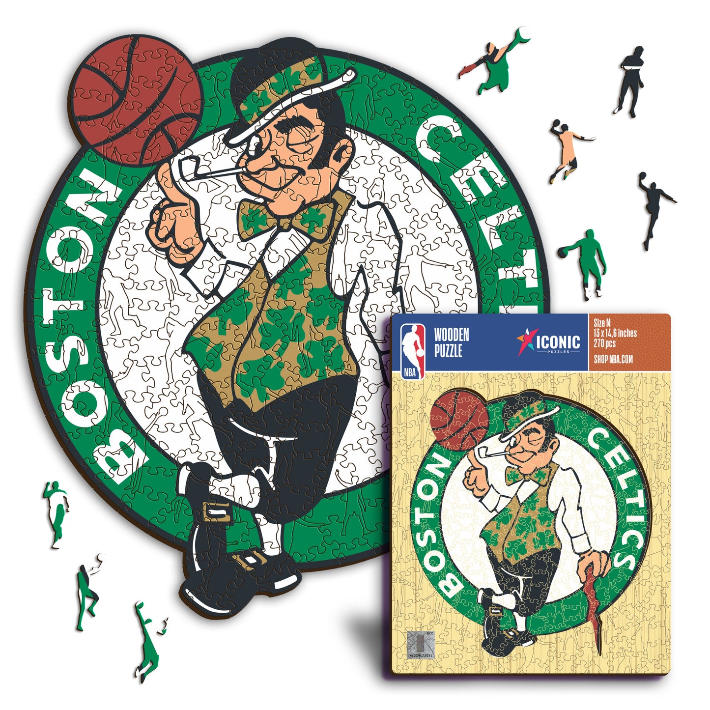 Boston Celtics™ Logo - Holzpuzzle