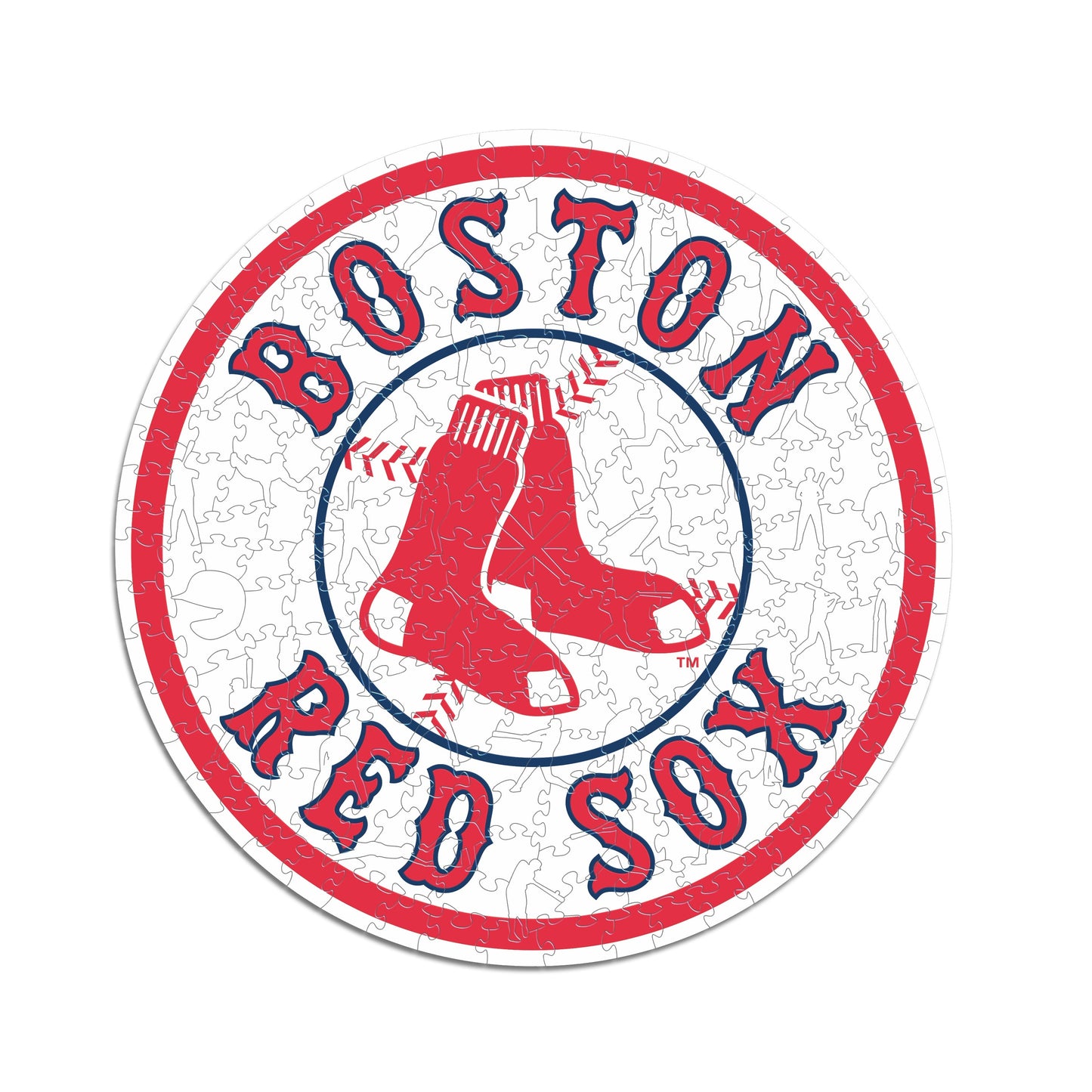 Boston Red Sox™ Logo - Holzpuzzle