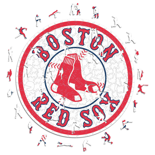 Boston Red Sox™ Logo - Holzpuzzle