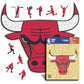 Chicago Bulls™ Logo - Holzpuzzle