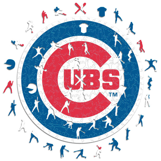 Chicago Cubs™ Logo - Holzpuzzle