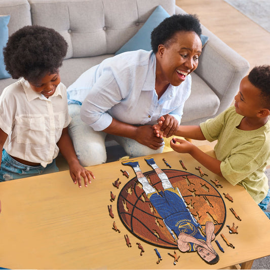 Stephen Curry - Holzpuzzle