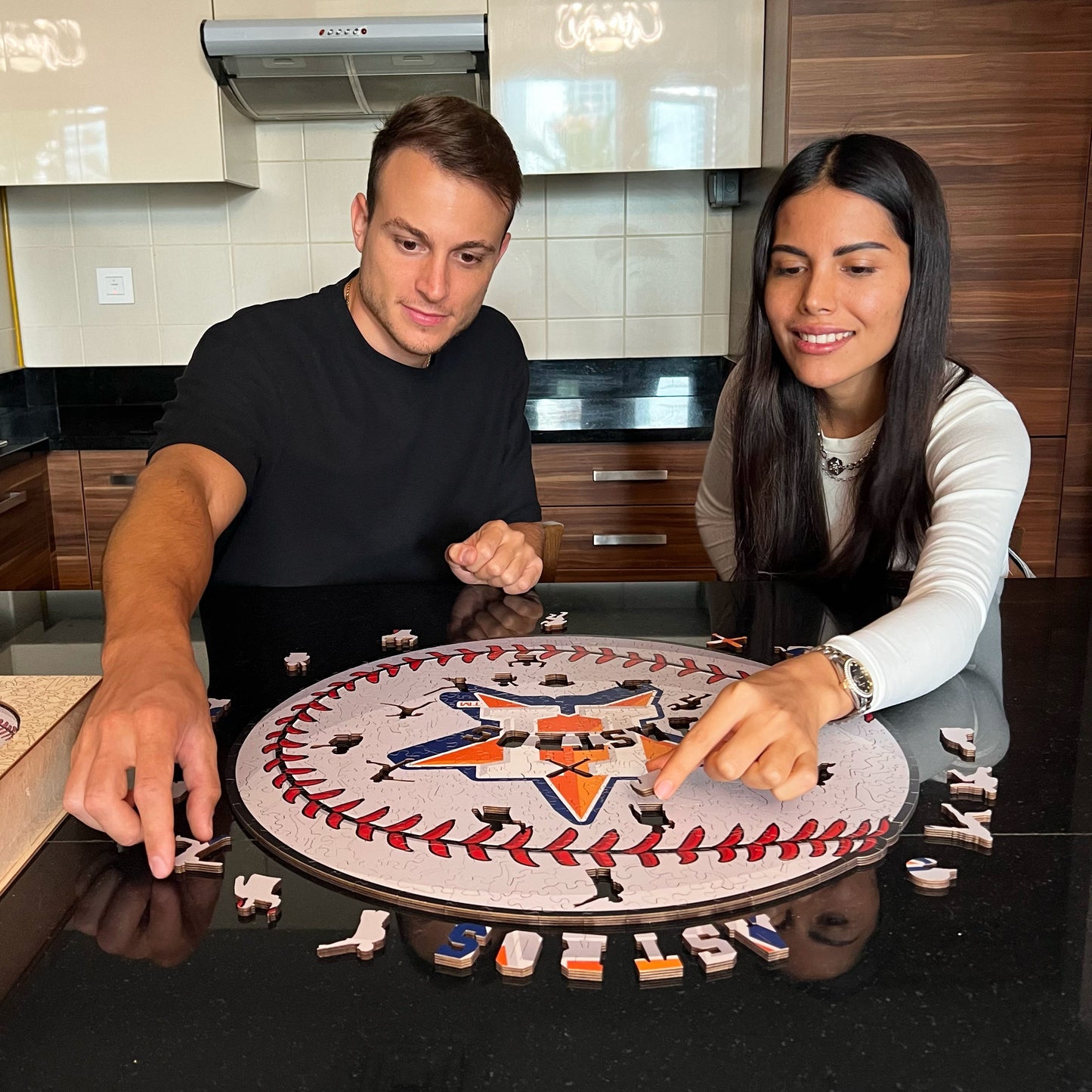 Houston Astros™ Baseball - Holzpuzzle