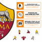 AS Roma® Logo - Holzpuzzle