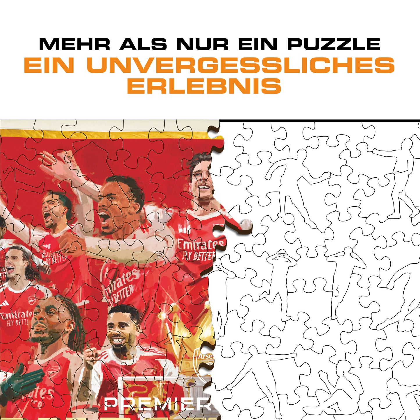 Arsenal FC® Premier League Champions 25/26 - Holzpuzzle