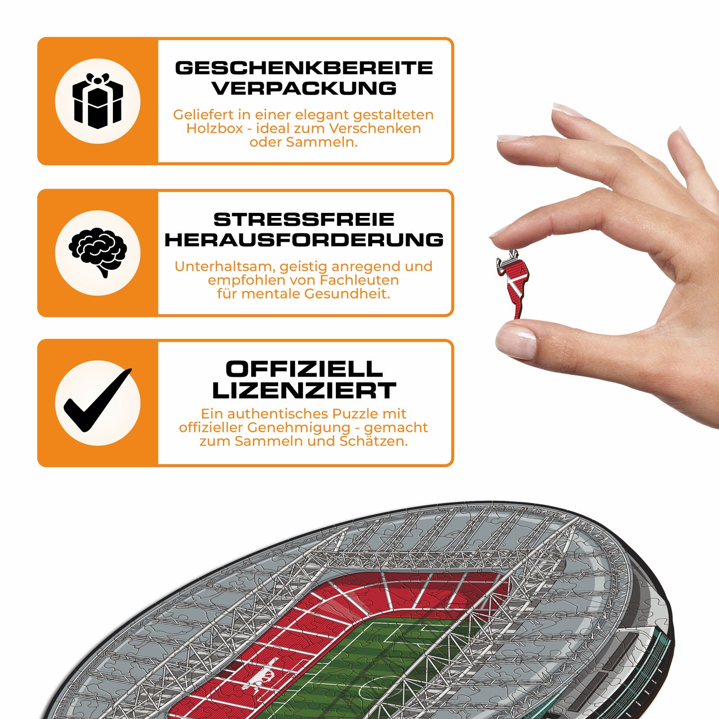 Arsenal FC® Emirates Stadium - Holzpuzzle