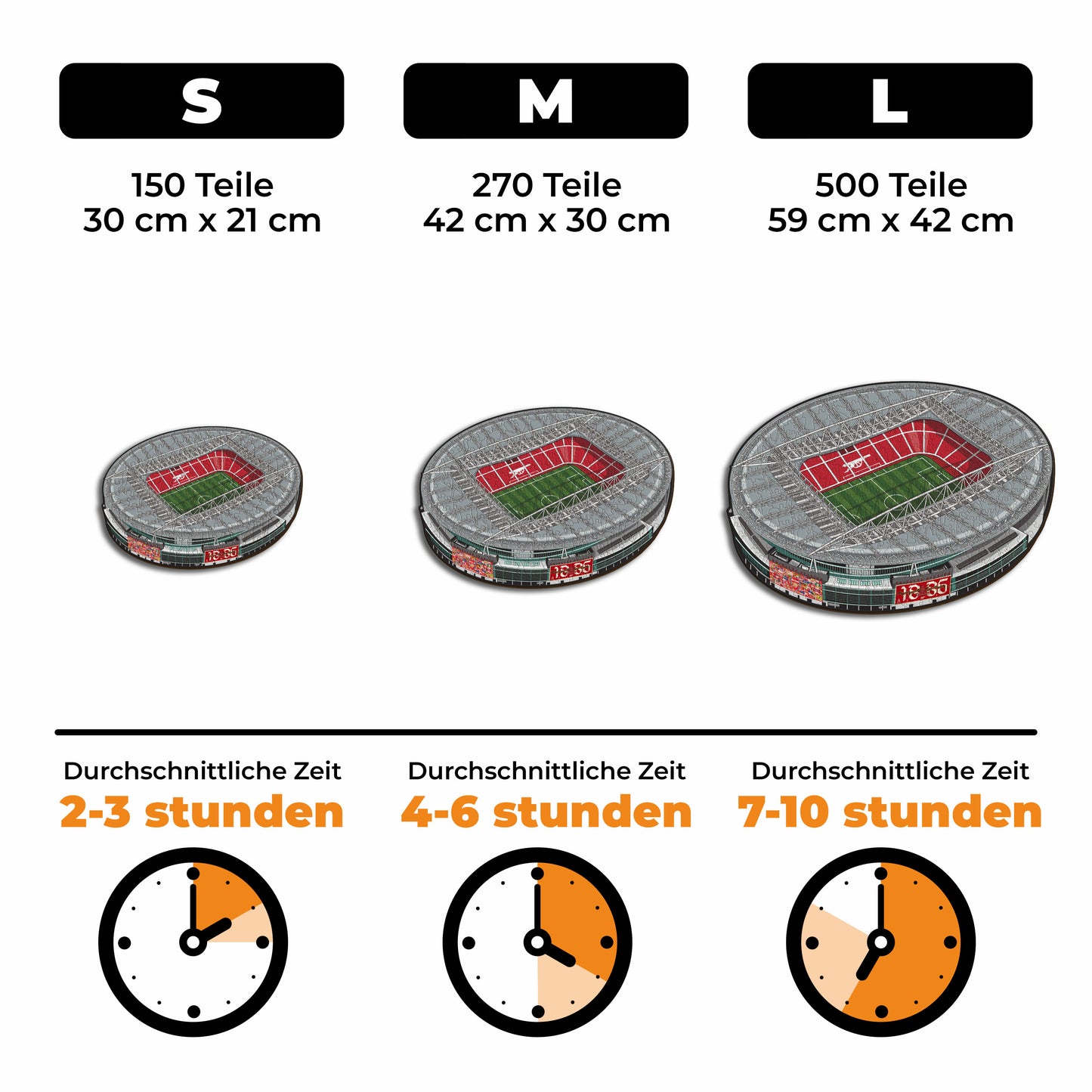 Arsenal FC® Emirates Stadium - Holzpuzzle