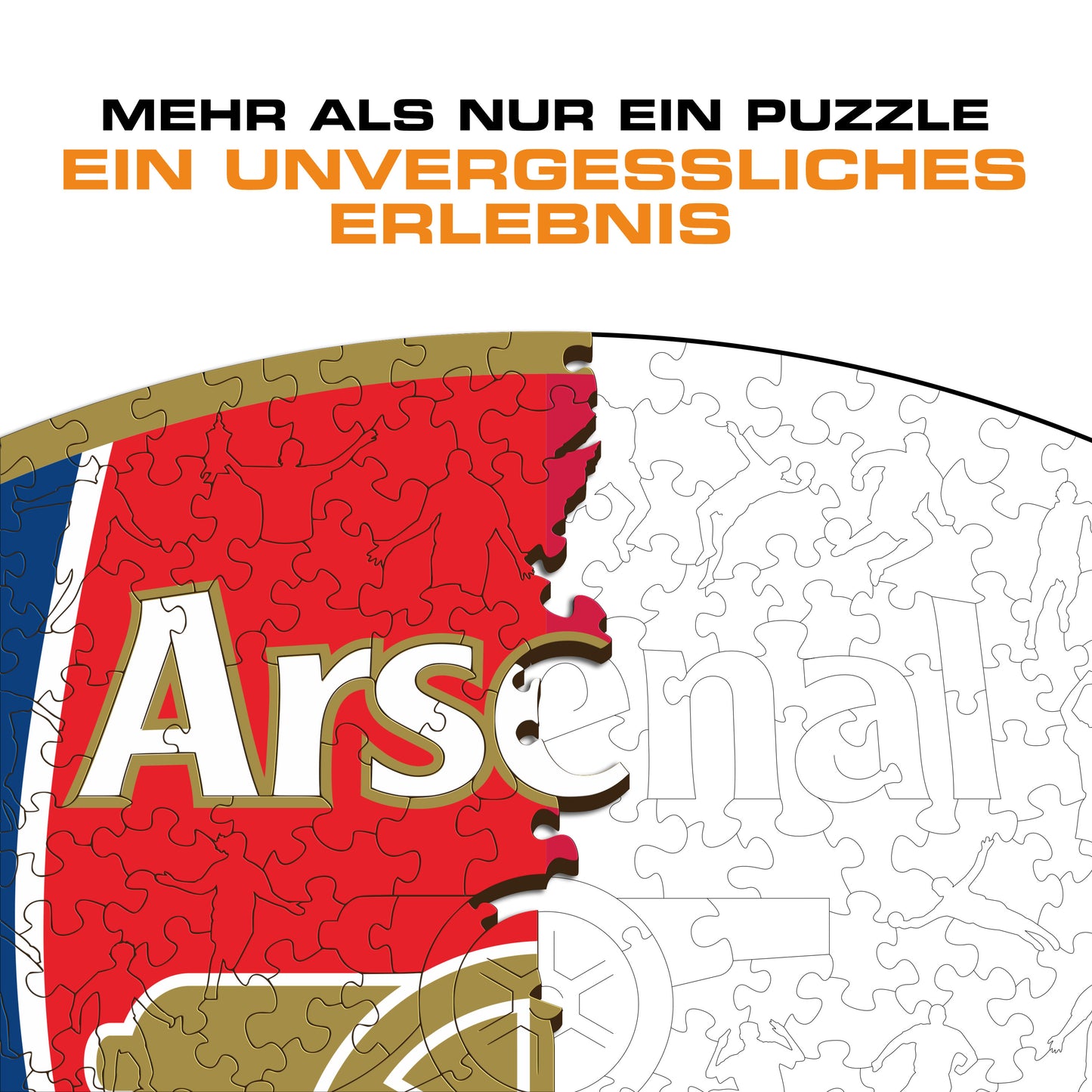 Arsenal FC® Logo - Holzpuzzle