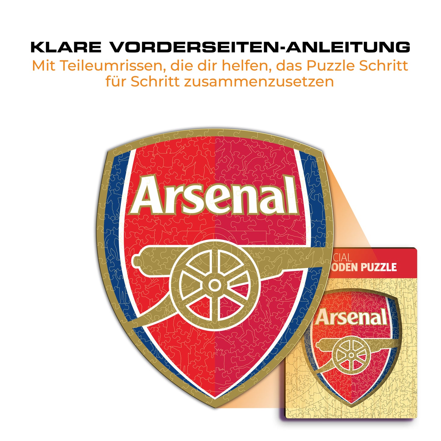 Arsenal FC® Logo - Holzpuzzle