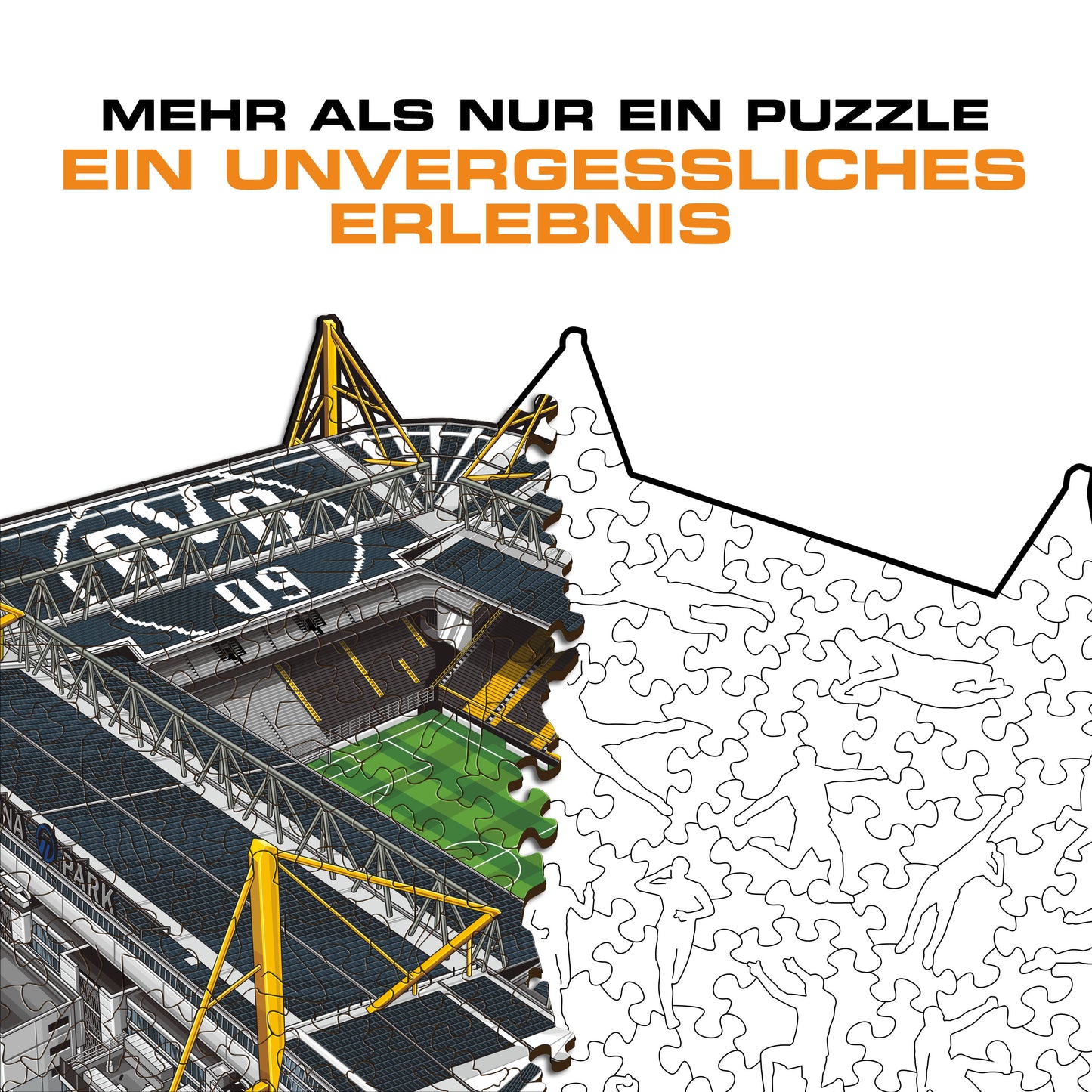 Borussia Dortmund® Stadion - Holzpuzzle