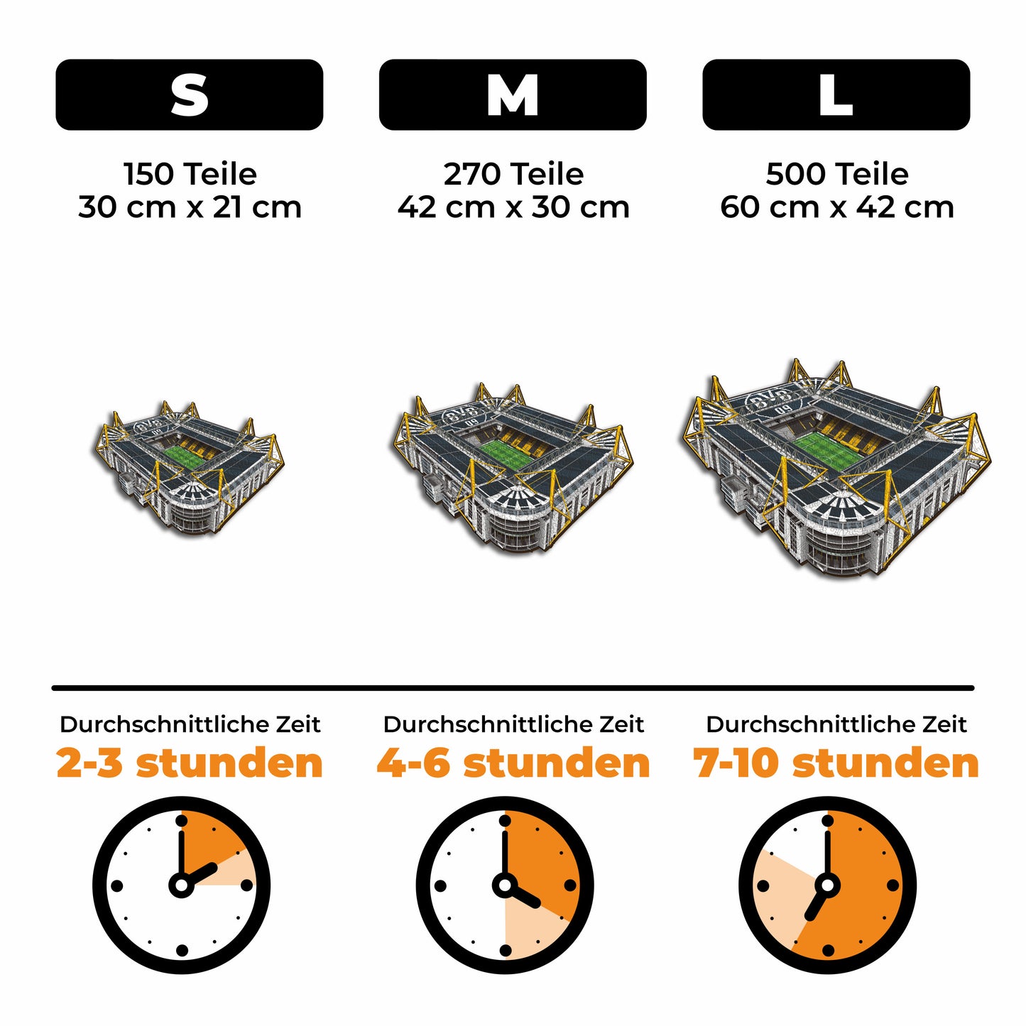 Borussia Dortmund® Stadion - Holzpuzzle