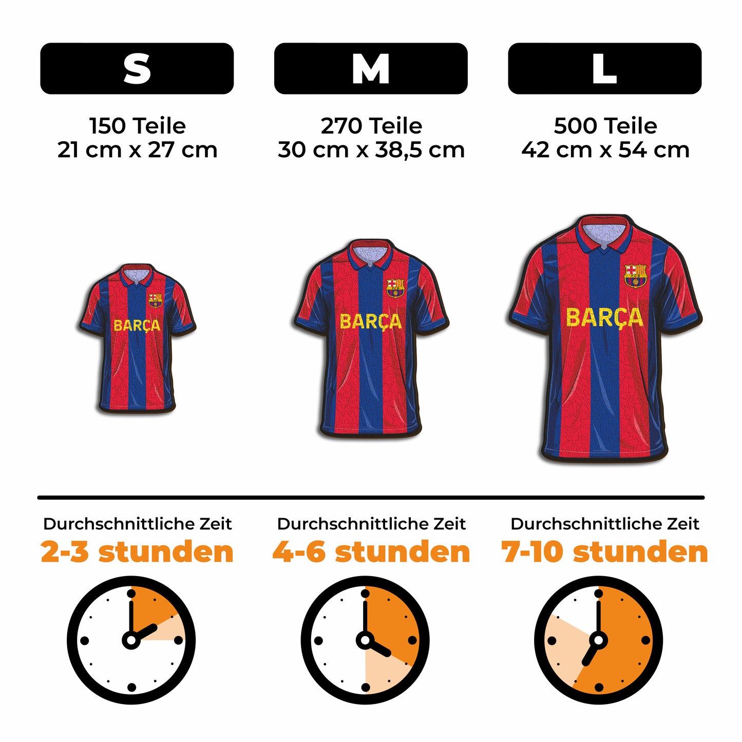 FC Barcelona® Jersey - Holzpuzzle