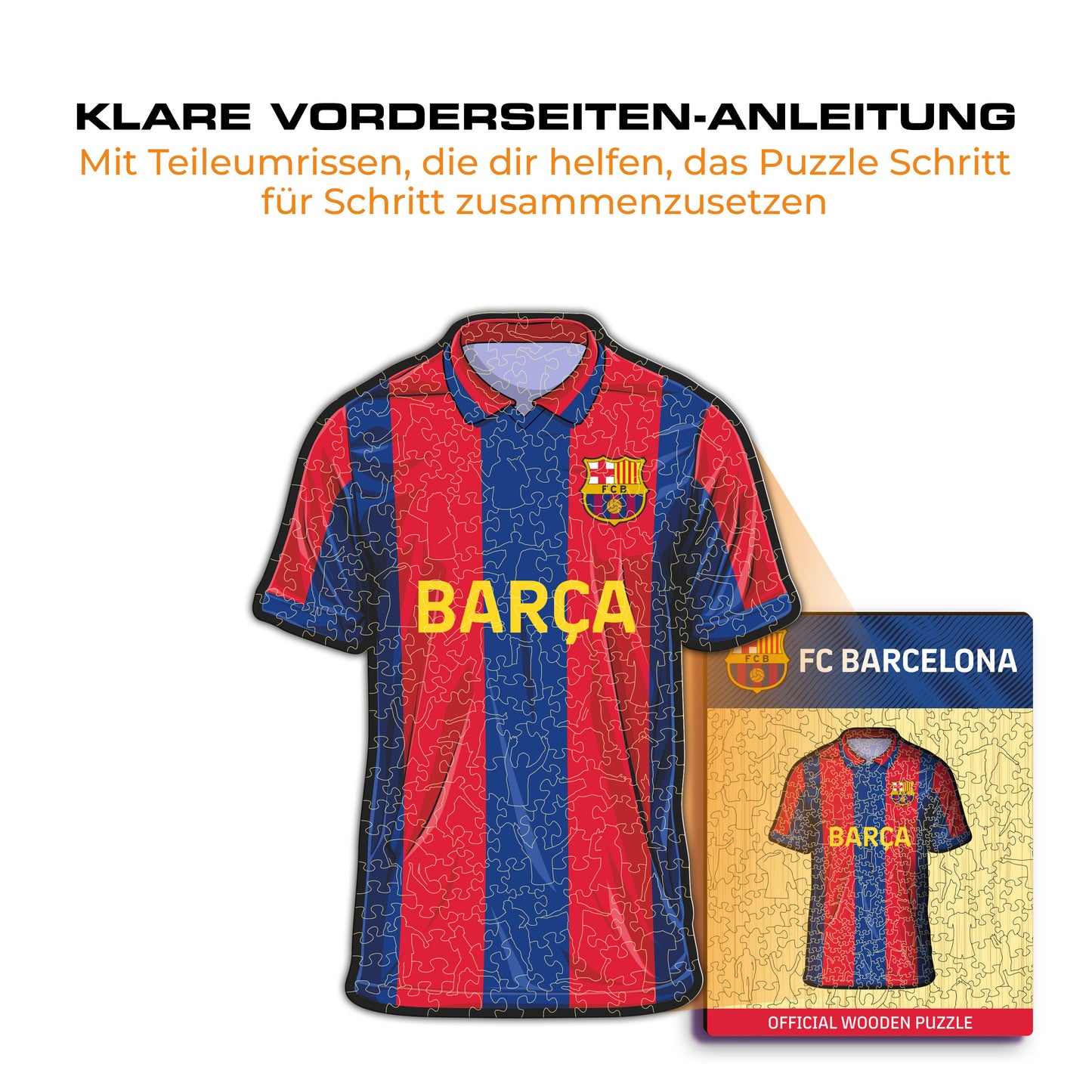 FC Barcelona® Jersey - Holzpuzzle