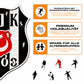 Beşiktaş J.K.® Logo - Holzpuzzle