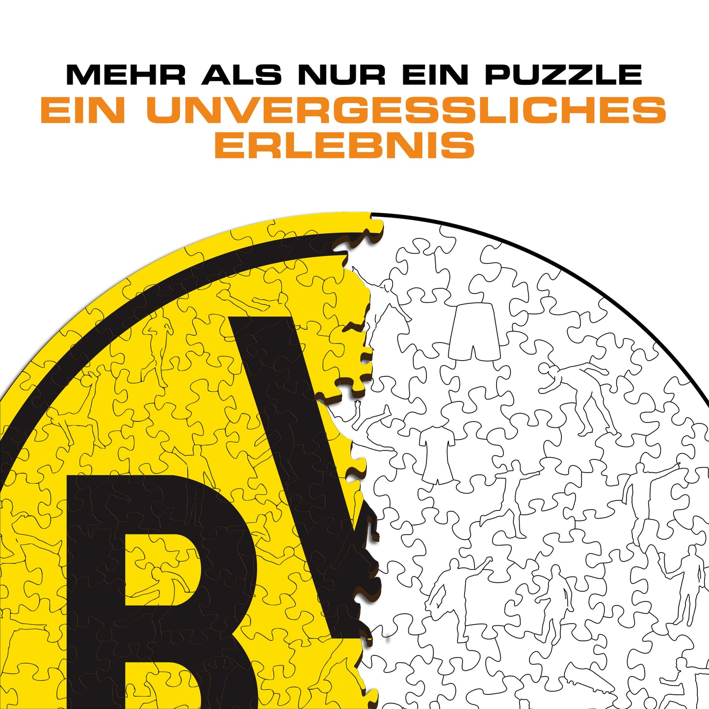 Borussia Dortmund® Logo - Holzpuzzle