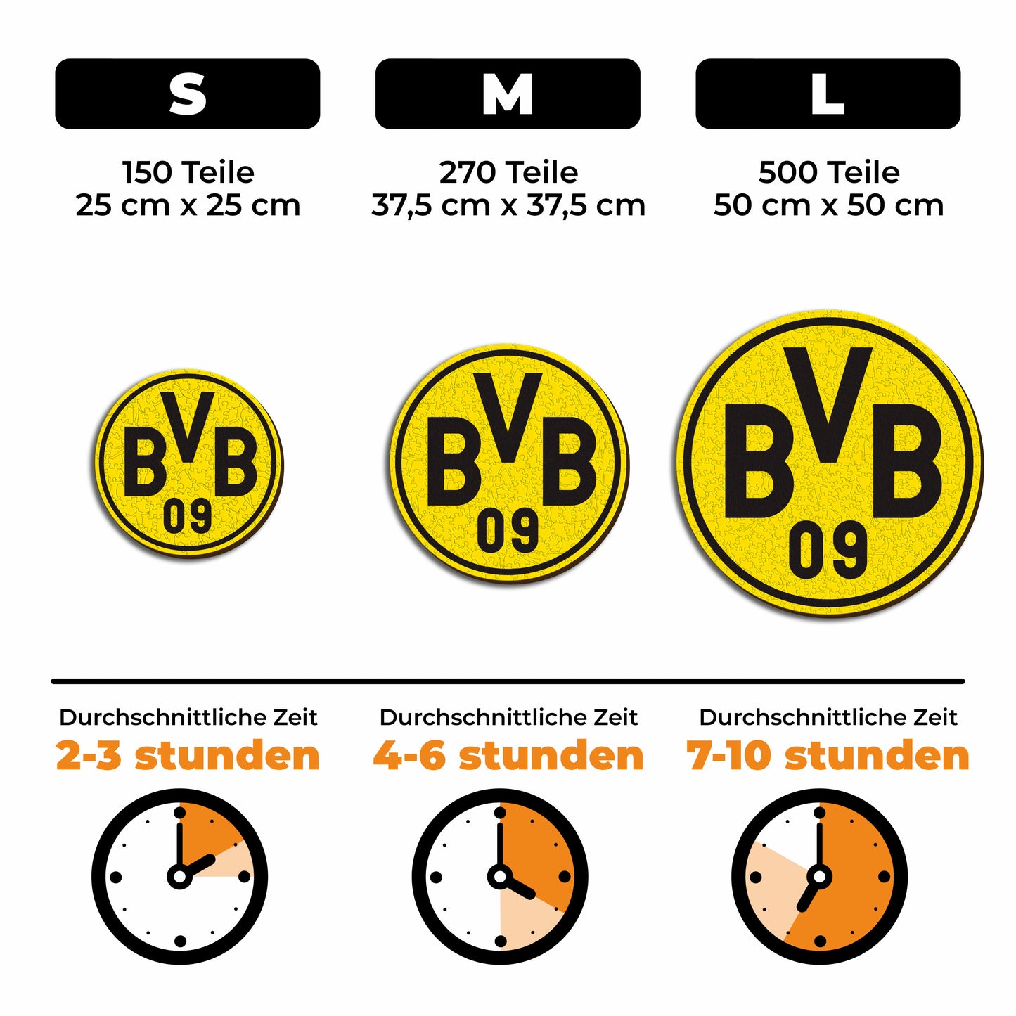 Borussia Dortmund® Logo - Holzpuzzle