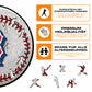Boston Red Sox™ Baseball - Holzpuzzle