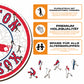 Boston Red Sox™ Logo - Holzpuzzle
