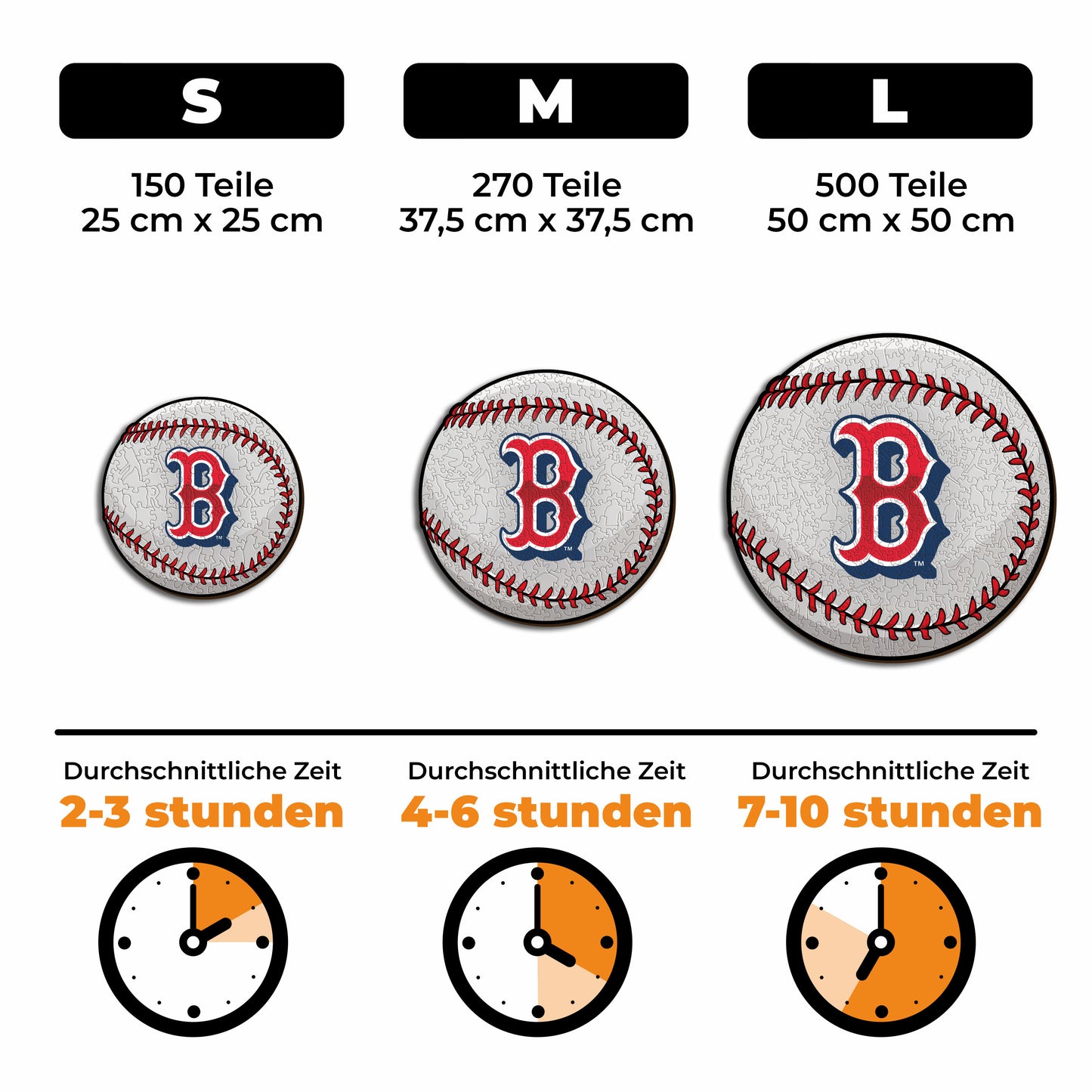 Boston Red Sox™ Baseball - Holzpuzzle