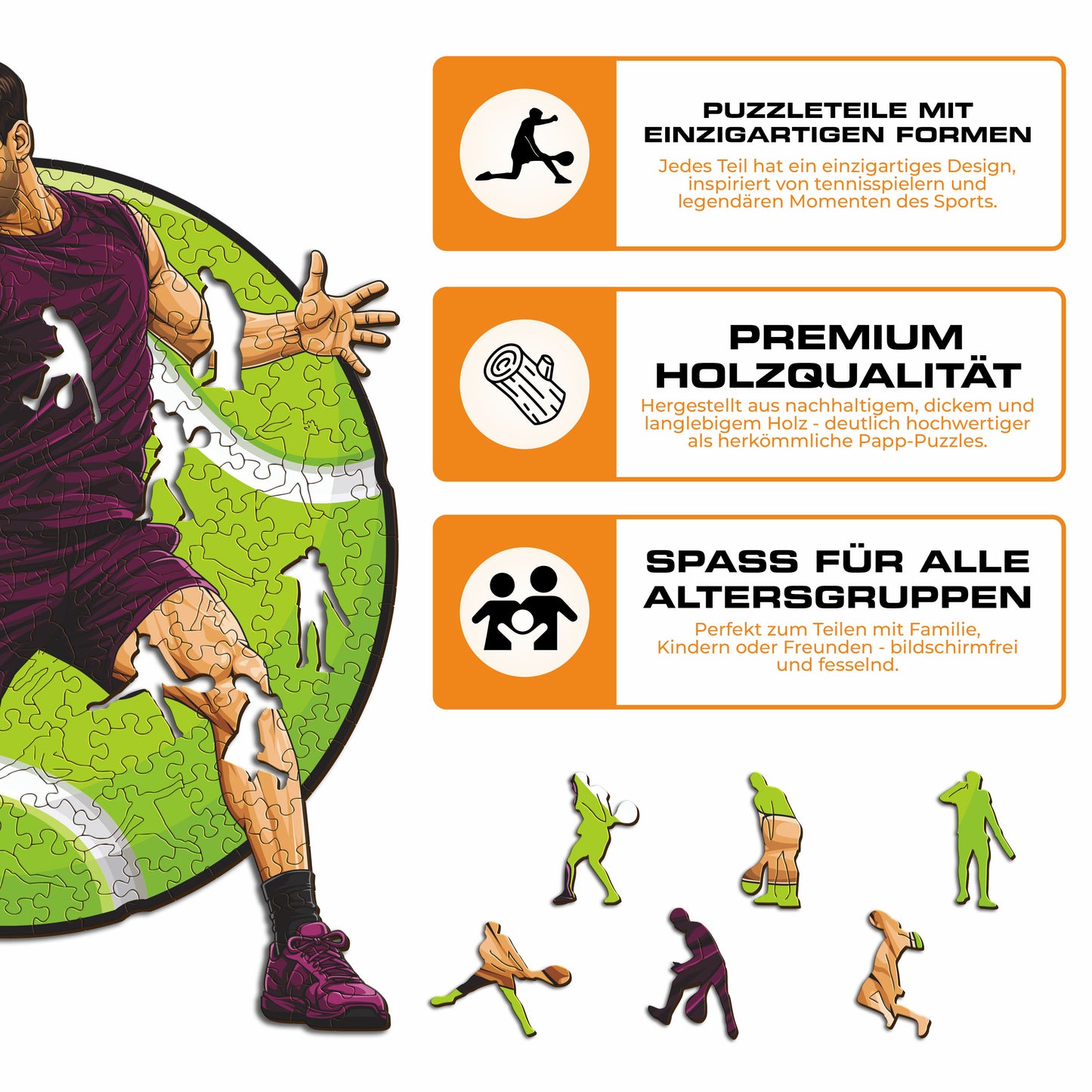 Carlos Alcaraz - Holzpuzzle